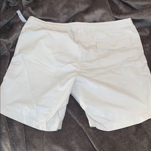 GAP 9” Twill Men White Jogger Shorts XL NWT Cotton